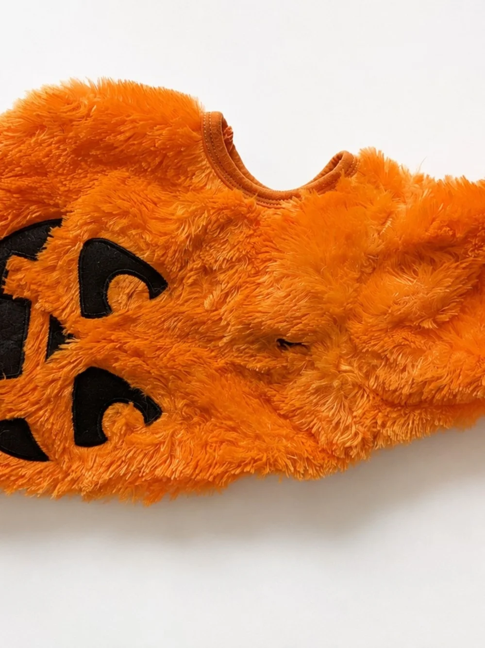 Plush Pumpkin Dog Costume Halloween Jack-O-Lanters Size Medium (M)